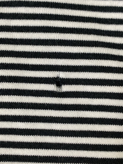 【中古品】【メンズ】 SUPREME シュプリーム BORDER POCKET TEE ボーダーポケット ティー Tシャツ 半袖 ショートスリーブ 149-260830-hu-23-min サイズ：M カラー：ホワイト/ブラック（ボーダー） 万代Net店
