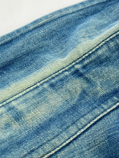 【現状渡し品】【メンズ】 SUPREME シュプリーム CLASSIC LOGO DENIM SHIRT クラシック ロゴ デニム シャツ メンズ 長袖シャツ トップスシャツ 149-260901-em-23-min サイズ：M カラー：インディゴ 万代Net店
