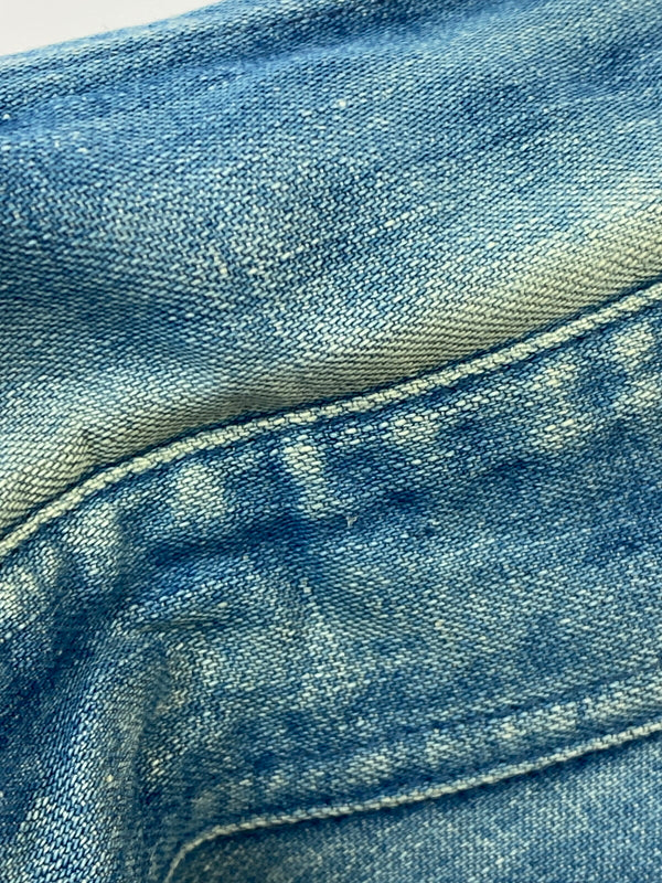 【現状渡し品】【メンズ】 SUPREME シュプリーム CLASSIC LOGO DENIM SHIRT クラシック ロゴ デニム シャツ メンズ 長袖シャツ トップスシャツ 149-260901-em-23-min サイズ：M カラー：インディゴ 万代Net店