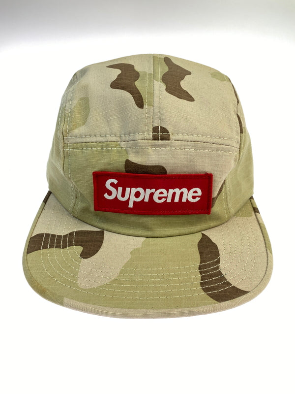 【中古品】【メンズ】 SUPREME シュプリーム WASHED CHINO TWILL CAMP CAP DESERT CAMO ウォッシュド チノ ツイル キャンプ キャップ デザート カモ 帽子 149-260903-hu-10-min サイズ：FREE カラー：ベージュ系（カモ） 万代Net店