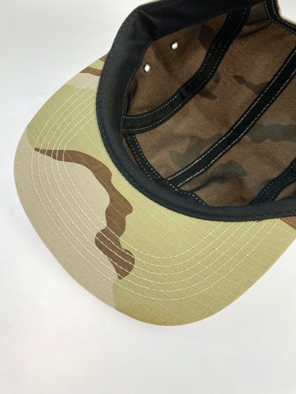 【中古品】【メンズ】 SUPREME シュプリーム WASHED CHINO TWILL CAMP CAP DESERT CAMO ウォッシュド チノ ツイル キャンプ キャップ デザート カモ 帽子 149-260903-hu-10-min サイズ：FREE カラー：ベージュ系（カモ） 万代Net店