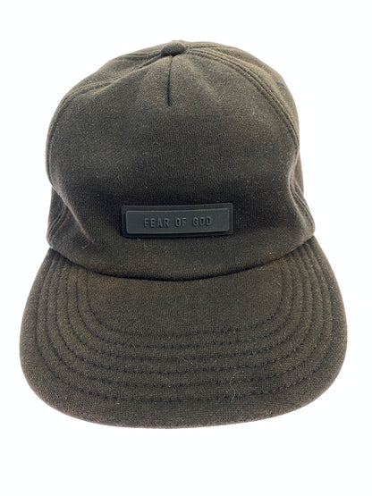 【中古品】【メンズ】 FEAR OF GOD フィア オブ ゴッド ESSENTIALS CAP エッセンシャルズ キャップ 帽子 185-260903-hu-09-min サイズ：O/S カラー：ブラック 万代Net店