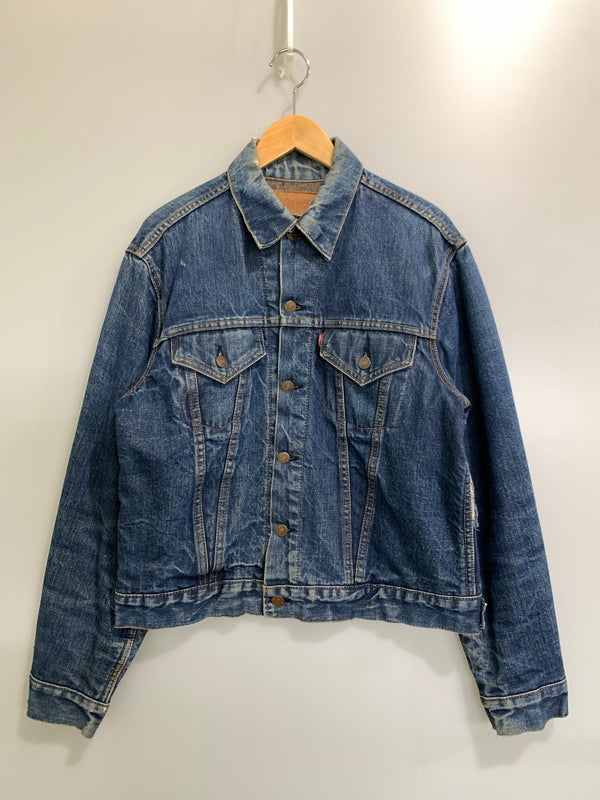 【中古品】【メンズ】 LEVI'S リーバイス 60S 3RD-4TH移行期 均等V BLANKET DENIM JACKET 60年代 ブランケット デニム ジャケット アウター 上着 ヴィンテージ 146-260830-hu-04-min サイズ：不明 下記参照 カラー：ブルーインディゴ 万代Net店