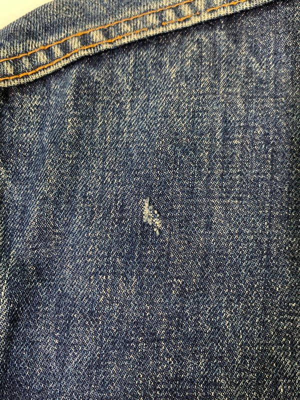 【中古品】【メンズ】 LEVI'S リーバイス 60S 3RD-4TH移行期 均等V BLANKET DENIM JACKET 60年代 ブランケット デニム ジャケット アウター 上着 ヴィンテージ 146-260830-hu-04-min サイズ：不明 下記参照 カラー：ブルーインディゴ 万代Net店