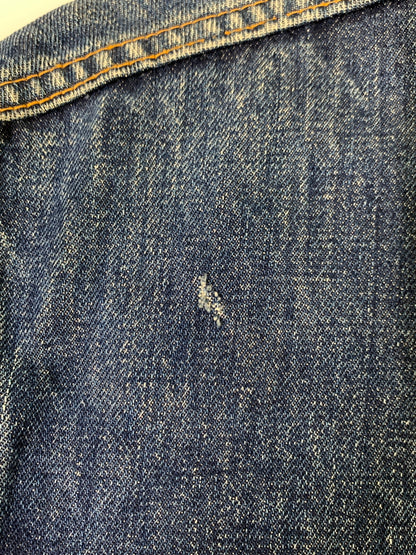 【中古品】【メンズ】 LEVI'S リーバイス 60S 3RD-4TH移行期 均等V BLANKET DENIM JACKET 60年代 ブランケット デニム ジャケット アウター 上着 ヴィンテージ 146-260830-hu-04-min サイズ：不明 下記参照 カラー：ブルーインディゴ 万代Net店
