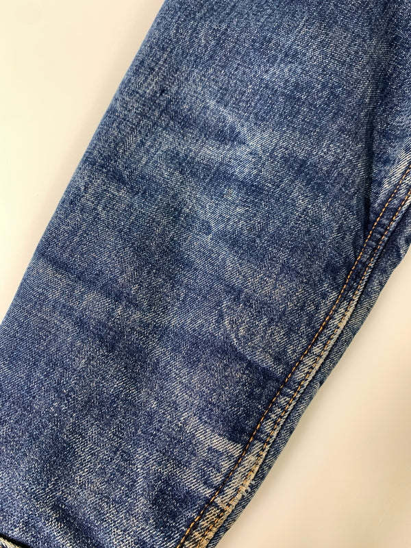 【中古品】【メンズ】 LEVI'S リーバイス 60S 3RD-4TH移行期 均等V BLANKET DENIM JACKET 60年代 ブランケット デニム ジャケット アウター 上着 ヴィンテージ 146-260830-hu-04-min サイズ：不明 下記参照 カラー：ブルーインディゴ 万代Net店