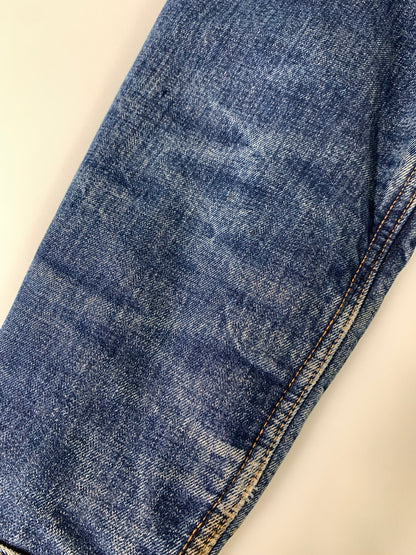 【中古品】【メンズ】 LEVI'S リーバイス 60S 3RD-4TH移行期 均等V BLANKET DENIM JACKET 60年代 ブランケット デニム ジャケット アウター 上着 ヴィンテージ 146-260830-hu-04-min サイズ：不明 下記参照 カラー：ブルーインディゴ 万代Net店