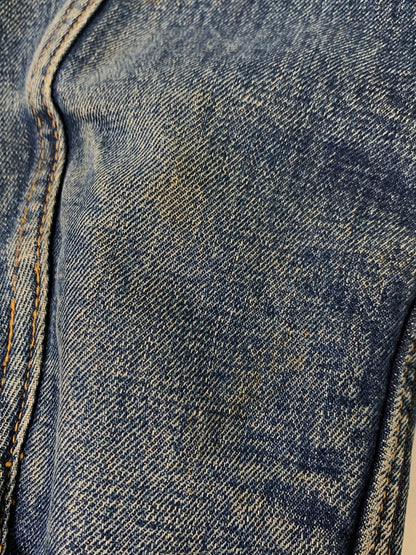 【中古品】【メンズ】 LEVI'S リーバイス 60S 3RD-4TH移行期 均等V BLANKET DENIM JACKET 60年代 ブランケット デニム ジャケット アウター 上着 ヴィンテージ 146-260830-hu-04-min サイズ：不明 下記参照 カラー：ブルーインディゴ 万代Net店