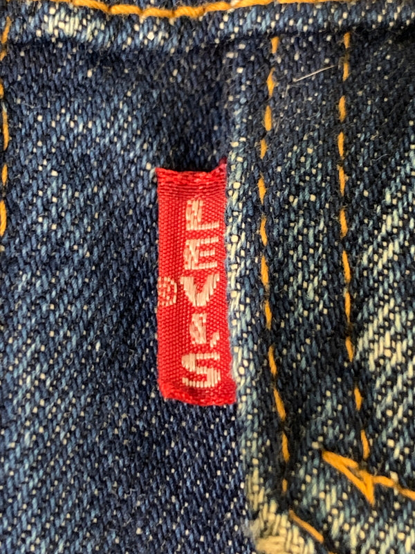 【中古品】【メンズ】 LEVI'S リーバイス 60S 3RD-4TH移行期 均等V BLANKET DENIM JACKET 60年代 ブランケット デニム ジャケット アウター 上着 ヴィンテージ 146-260830-hu-04-min サイズ：不明 下記参照 カラー：ブルーインディゴ 万代Net店