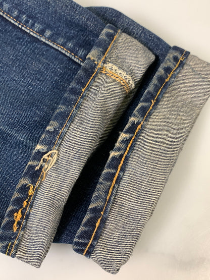【中古品】【メンズ】 LEVI'S リーバイス 60S ギャラ無し紙パッチ BOYS DENIM PANTS 60年代 ボーイズ デニム パンツ 554ZXX ボトムス 157-260830-hu-09-min サイズ：W27L30 カラー：ブルーインディゴ 万代Net店