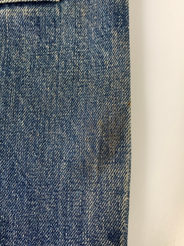 【中古品】【メンズ】 LEVI'S リーバイス 60S ギャラ無し紙パッチ BOYS DENIM PANTS 60年代 ボーイズ デニム パンツ 554ZXX ボトムス 157-260830-hu-09-min サイズ：W27L30 カラー：ブルーインディゴ 万代Net店