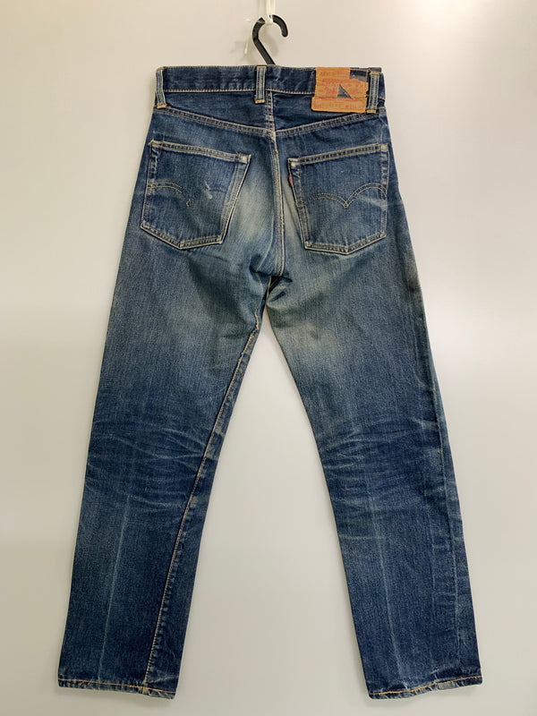 【中古品】【メンズ】 LEVI'S リーバイス 60S ギャラ無し紙パッチ BOYS DENIM PANTS 60年代 ボーイズ デニム パンツ 554ZXX ボトムス 157-260830-hu-09-min サイズ：W27L30 カラー：ブルーインディゴ 万代Net店