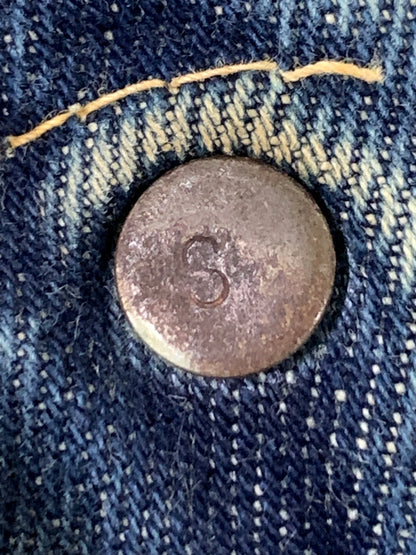 【中古品】【メンズ】 LEVI'S リーバイス 60S ギャラ無し紙パッチ BOYS DENIM PANTS 60年代 ボーイズ デニム パンツ 554ZXX ボトムス 157-260830-hu-09-min サイズ：W27L30 カラー：ブルーインディゴ 万代Net店