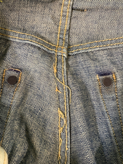 【中古品】【メンズ】 LEVI'S リーバイス 60S ギャラ無し紙パッチ BOYS DENIM PANTS 60年代 ボーイズ デニム パンツ 554ZXX ボトムス 157-260830-hu-09-min サイズ：W27L30 カラー：ブルーインディゴ 万代Net店