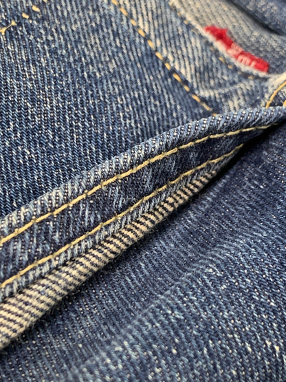 【中古品】【メンズ】 LEVI'S リーバイス 60S ギャラ無し紙パッチ BOYS DENIM PANTS 60年代 ボーイズ デニム パンツ 554ZXX ボトムス 157-260830-hu-09-min サイズ：W27L30 カラー：ブルーインディゴ 万代Net店