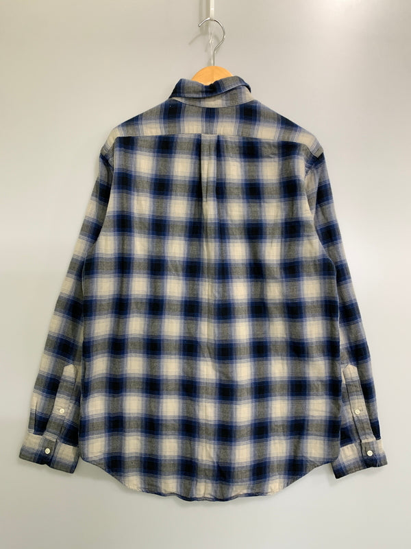 【中古品】【メンズ】 RALPH LAUREN ラルフローレン OMBRE CHECH L S SHIRT オンブレ チェック ロングスリーブ シャツ 長袖 チェック シャツ 147-260830-hu-19-min サイズ：L カラー：ブルー/ブラック/ホワイト（チェック） 万代Net店