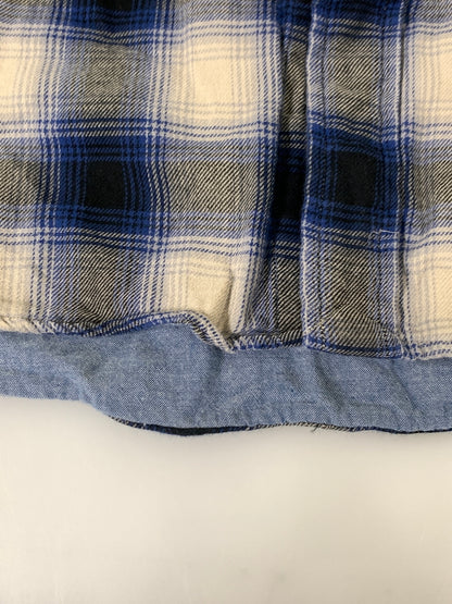 【中古品】【メンズ】 RALPH LAUREN ラルフローレン OMBRE CHECH L S SHIRT オンブレ チェック ロングスリーブ シャツ 長袖 チェック シャツ 147-260830-hu-19-min サイズ：L カラー：ブルー/ブラック/ホワイト（チェック） 万代Net店