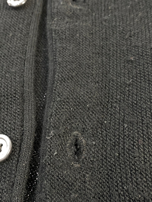 【中古品】【メンズ】 PAR FOUR パーフォー 90S ACRYLIC CARDIGAN アクリルカーディガン ニット 長袖 146-260910-ta-01-min サイズ：XL カラー：ブラック 万代Net店