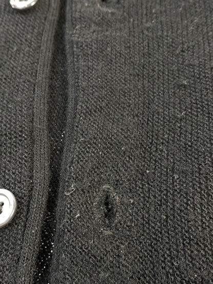 【中古品】【メンズ】 PAR FOUR パーフォー 90S ACRYLIC CARDIGAN アクリルカーディガン ニット 長袖 146-260910-ta-01-min サイズ：XL カラー：ブラック 万代Net店