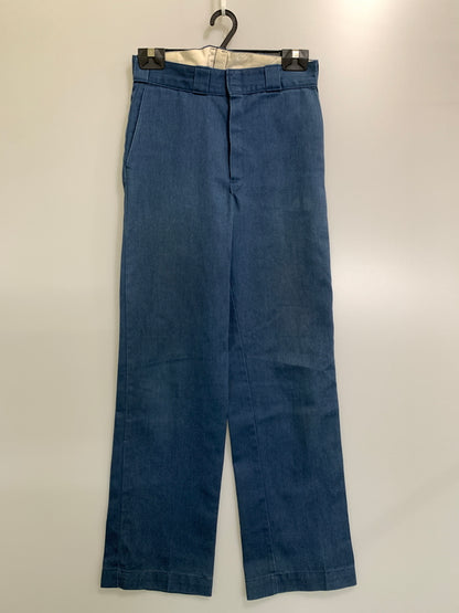 【中古品】【メンズ】 DICKIES ディッキーズ 80-90's 874 WORK PANTS 80-90年代 ワークパンツ ボトムス 157-260909-yn-02-min サイズ：表記不明 下記参照 カラー：ブルー系 万代Net店