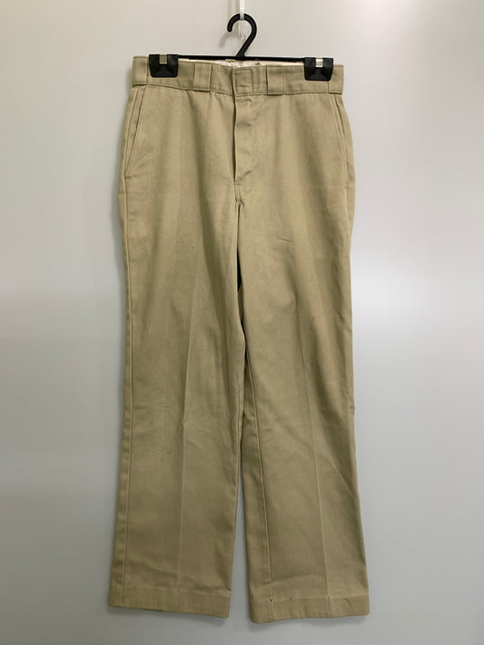 【中古品】【メンズ】 DICKIES ディッキーズ 80-90S 874 WORK PANTS 80年代 90年代 ワークパンツ ヴィンテージ ボトムス 157-260830-hu-12-min サイズ：30×32 カラー：ベージュ 万代Net店