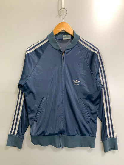 【中古品】【メンズ】 ADIDAS アディダス 80S ATP TRACK JACKET 80年代 トラック ジャケット ライトアウター ジャージ 146-260830-hu-07-min サイズ：S カラー：ブルー系 万代Net店