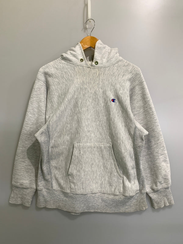 【中古品】【メンズ】 CHAMPION チャンピオン 80S REVERSE WEAVE HOODIE 80年代 リバースウィーブ フーディー ヴィンテージ パーカー 146-260830-hu-03-min サイズ：L カラー：ライトグレー 万代Net店