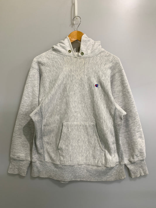 【中古品】【メンズ】 CHAMPION チャンピオン 80S REVERSE WEAVE HOODIE 80年代 リバースウィーブ フーディー ヴィンテージ パーカー 146-260830-hu-03-min サイズ：L カラー：ライトグレー 万代Net店