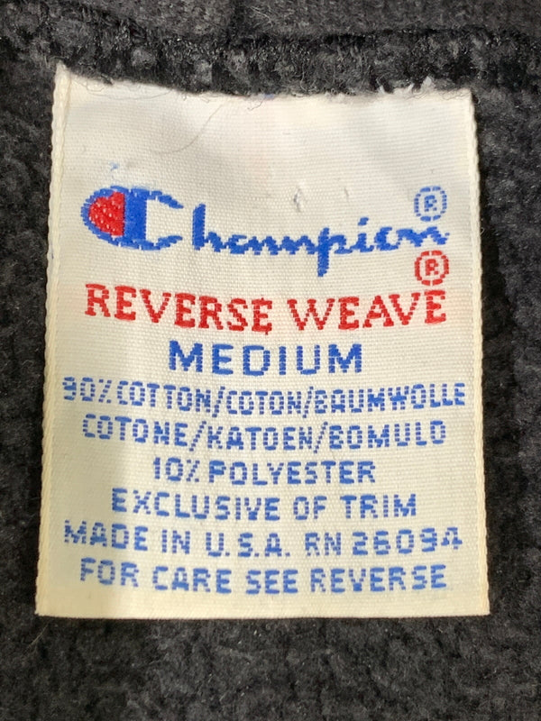 【中古品】【メンズ】 CHAMPION チャンピオン 90S REVERSE WEAVE HOODIE 90年代 リバースウィーブ フーディー パーカー 146-260830-hu-02-min サイズ：M カラー：ブラック 万代Net店
