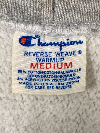 【中古品】【メンズ】 CHAMPION チャンピオン 80S U.S.NAVY REVERSE WEAVE HALF ZIP HOODIE 80年代 USネイビー リバース ウィーブ ハーフ ジップ フーディ 146-260830-hu-01-min サイズ：M カラー：グレー 万代Net店
