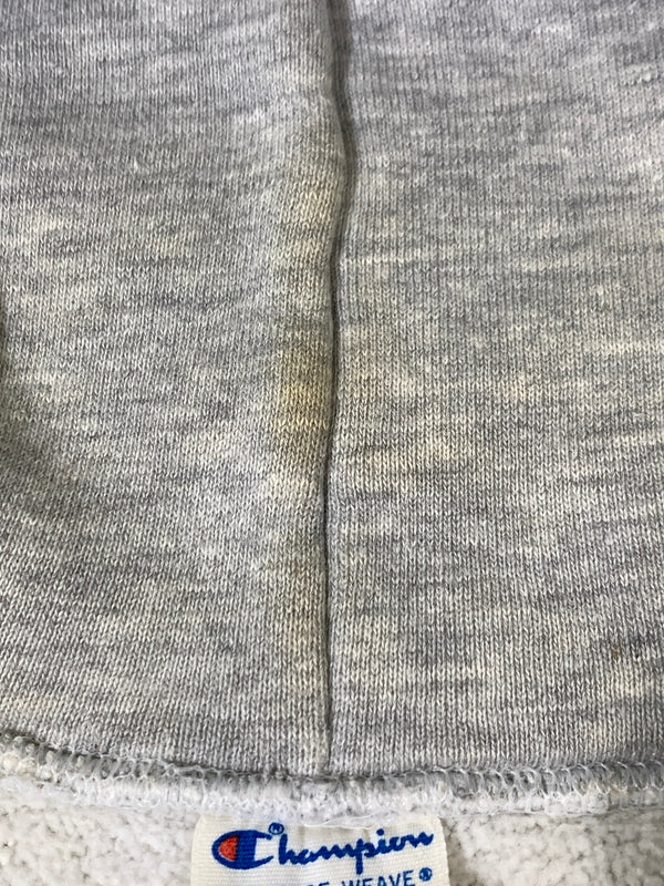 【中古品】【メンズ】 CHAMPION チャンピオン 80S U.S.NAVY REVERSE WEAVE HALF ZIP HOODIE 80年代 USネイビー リバース ウィーブ ハーフ ジップ フーディ 146-260830-hu-01-min サイズ：M カラー：グレー 万代Net店