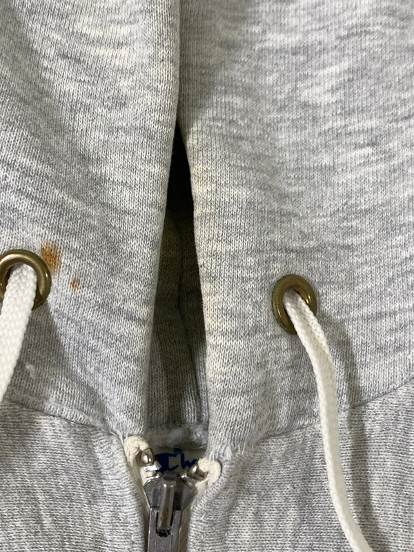 【中古品】【メンズ】 CHAMPION チャンピオン 80S U.S.NAVY REVERSE WEAVE HALF ZIP HOODIE 80年代 USネイビー リバース ウィーブ ハーフ ジップ フーディ 146-260830-hu-01-min サイズ：M カラー：グレー 万代Net店