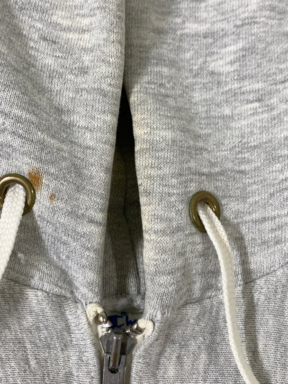 【中古品】【メンズ】 CHAMPION チャンピオン 80S U.S.NAVY REVERSE WEAVE HALF ZIP HOODIE 80年代 USネイビー リバース ウィーブ ハーフ ジップ フーディ 146-260830-hu-01-min サイズ：M カラー：グレー 万代Net店