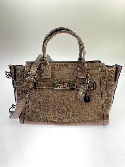 【中古品】【レディース】 COACH コーチ 2WAY BAG G1680 2ウェイ バッグ ショルダーバッグ トートバッグ カバン 180-260907-yn-10-min カラー：ブラウン系 万代Net店