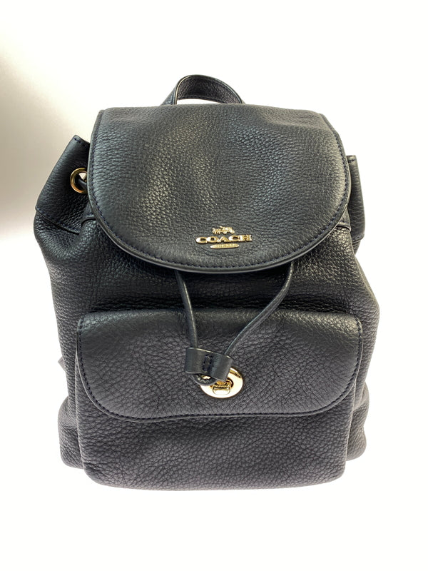 【中古品】【レディース】 COACH コーチ A1657 ミニリュック カバン 180-260907-yn-11-min カラー：ネイビー系 万代Net店