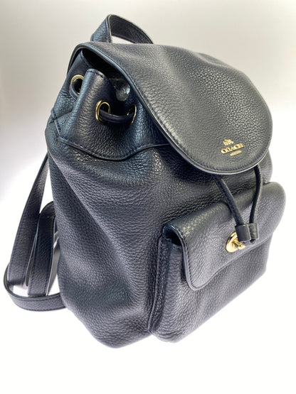 【中古品】【レディース】 COACH コーチ A1657 ミニリュック カバン 180-260907-yn-11-min カラー：ネイビー系 万代Net店