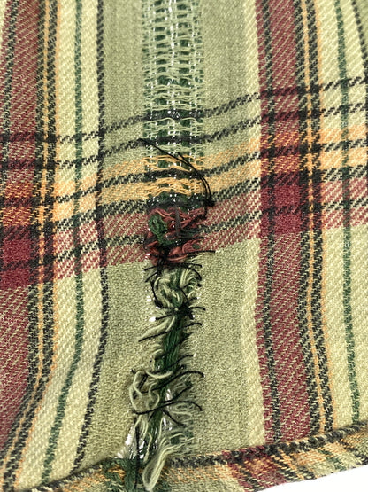 【現状渡し品】【メンズ】 COLUMBIA コロンビア 90S LS CHECK SHIRT 90年代 ロングスリーブ チェック シャツ 長袖 シャツ ヴィンテージ 144-260922-hu-16-min サイズ：表記消えの為不明 カラー：グリーン/レッド（チェック） 万代Net店