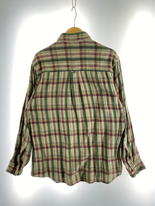 【現状渡し品】【メンズ】 COLUMBIA コロンビア 90S LS CHECK SHIRT 90年代 ロングスリーブ チェック シャツ 長袖 シャツ ヴィンテージ 144-260922-hu-16-min サイズ：表記消えの為不明 カラー：グリーン/レッド（チェック） 万代Net店