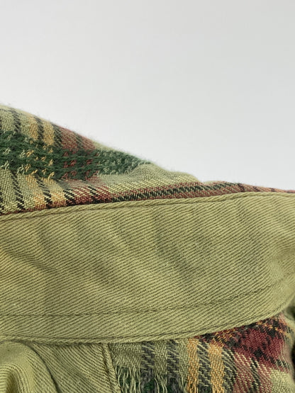 【現状渡し品】【メンズ】 COLUMBIA コロンビア 90S LS CHECK SHIRT 90年代 ロングスリーブ チェック シャツ 長袖 シャツ ヴィンテージ 144-260922-hu-16-min サイズ：表記消えの為不明 カラー：グリーン/レッド（チェック） 万代Net店