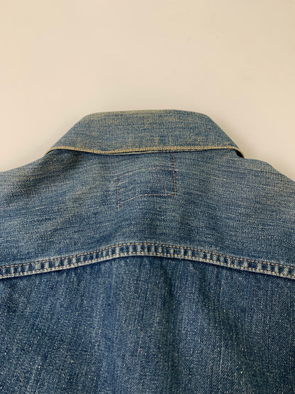 【中古品】【メンズ】 LEVI'S リーバイス 60's DENIM JACKET 70505-0217 60年代 デニムジャケット 推定3RD過渡期 ライトアウター 146-260831-yn-23-min サイズ：36 カラー：ライトインディゴ 万代Net店