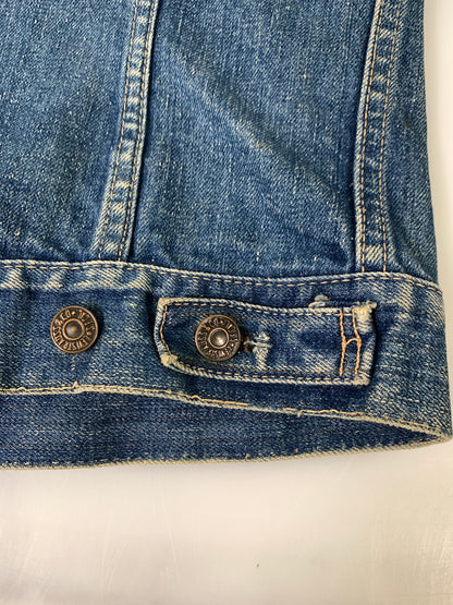 【中古品】【メンズ】 LEVI'S リーバイス 60's DENIM JACKET 70505-0217 60年代 デニムジャケット 推定3RD過渡期 ライトアウター 146-260831-yn-23-min サイズ：36 カラー：ライトインディゴ 万代Net店