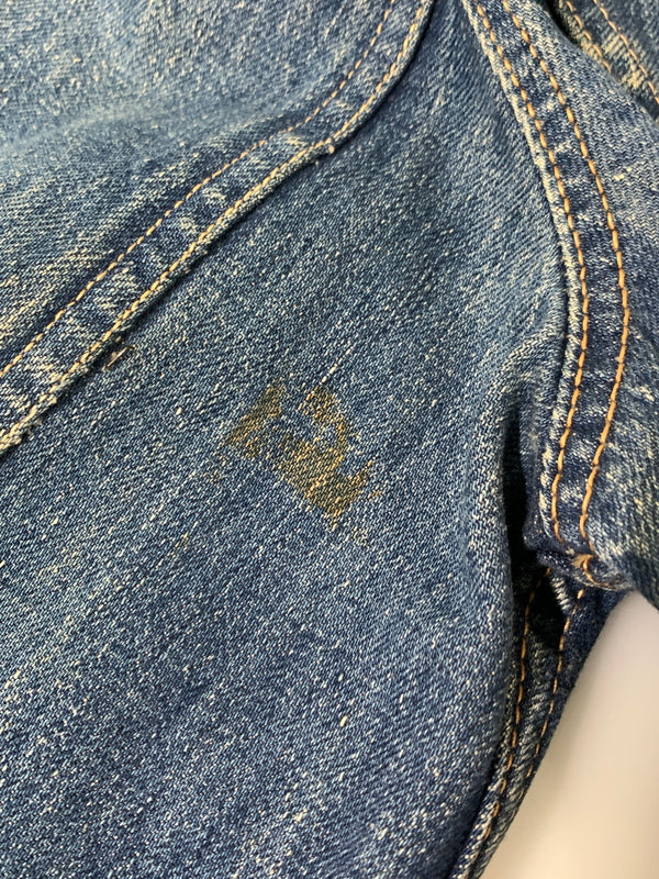 【中古品】【メンズ】 LEVI'S リーバイス 60's DENIM JACKET 70505-0217 60年代 デニムジャケット 推定3RD過渡期 ライトアウター 146-260831-yn-23-min サイズ：36 カラー：ライトインディゴ 万代Net店