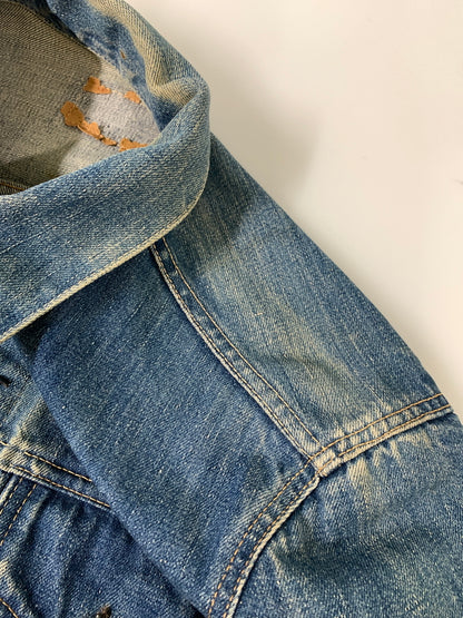 【中古品】【メンズ】 LEVI'S リーバイス 60's DENIM JACKET 70505-0217 60年代 デニムジャケット 推定3RD過渡期 ライトアウター 146-260831-yn-23-min サイズ：36 カラー：ライトインディゴ 万代Net店