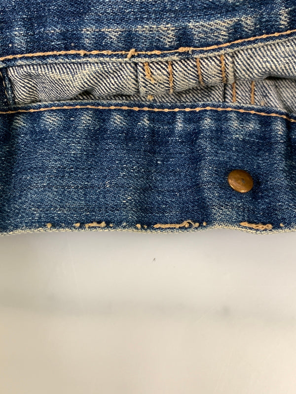 【中古品】【メンズ】 LEVI'S リーバイス 60's DENIM JACKET 70505-0217 60年代 デニムジャケット 推定3RD過渡期 ライトアウター 146-260831-yn-23-min サイズ：36 カラー：ライトインディゴ 万代Net店