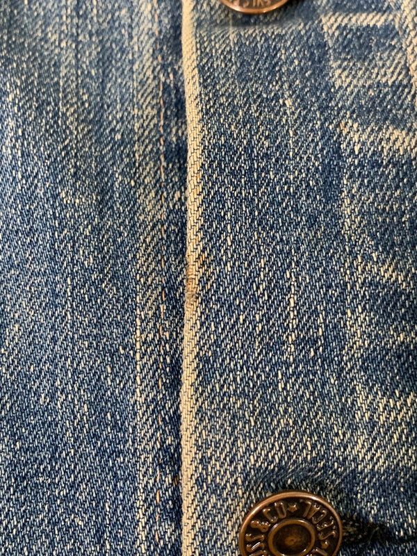 【中古品】【メンズ】 LEVI'S リーバイス 60's DENIM JACKET 70505-0217 60年代 デニムジャケット 推定3RD過渡期 ライトアウター 146-260831-yn-23-min サイズ：36 カラー：ライトインディゴ 万代Net店