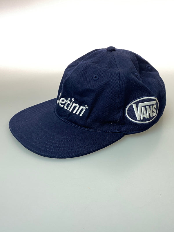 【中古品】【メンズ】 VANS ヴァンズ SETINN SPONSOR CAP セットイン キャップ 帽子 185-260909-yn-24-min カラー：ネイビー 万代Net店