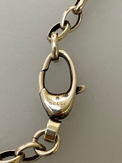 【中古品】【メンズ/レディース】 GUCCI グッチ NECKLACE 1561FI SV925 インターロッキングG ネックレス アクセサリー 182-260905-yn-12-min カラー：シルバー 万代Net店