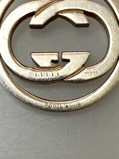 【中古品】【メンズ/レディース】 GUCCI グッチ NECKLACE 1561FI SV925 インターロッキングG ネックレス アクセサリー 182-260905-yn-12-min カラー：シルバー 万代Net店