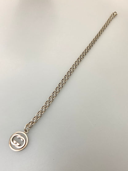 【中古品】【メンズ/レディース】 GUCCI グッチ NECKLACE 1561FI SV925 インターロッキングG ネックレス アクセサリー 182-260905-yn-12-min カラー：シルバー 万代Net店