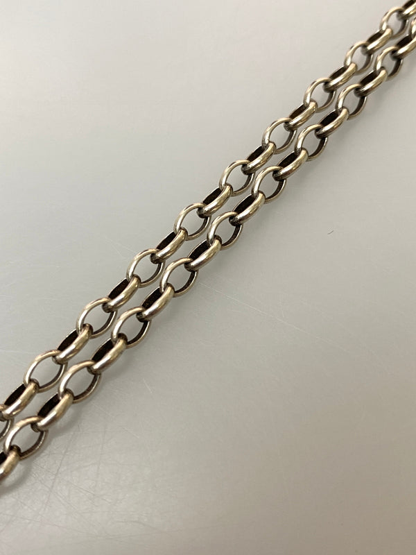 【中古品】【メンズ/レディース】 GUCCI グッチ NECKLACE 1561FI SV925 インターロッキングG ネックレス アクセサリー 182-260905-yn-12-min カラー：シルバー 万代Net店